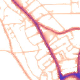 Daytime road noise heatmap for BR1 3SN
