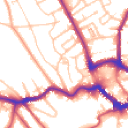 Daytime road noise heatmap for BR1 4AL