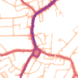 Daytime road noise heatmap for BR1 4DR