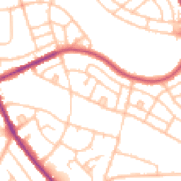 Daytime road noise heatmap for BR1 4RJ