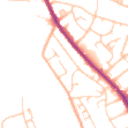 Daytime road noise heatmap for BR1 4TS