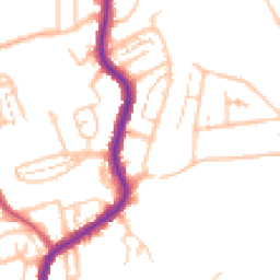 Daytime road noise heatmap for BR1 5DA