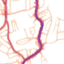 Daytime road noise heatmap for BR1 5ED