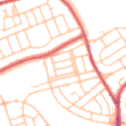 Daytime road noise heatmap for BR1 5HD