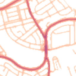 Daytime road noise heatmap for BR1 5LT