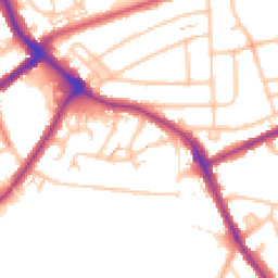 Daytime road noise heatmap for BR1 5QT