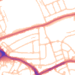 Daytime road noise heatmap for BR1 5RG