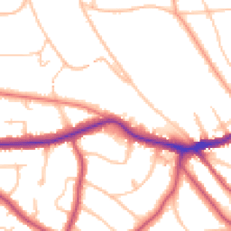 Daytime road noise heatmap for BR2 0AA