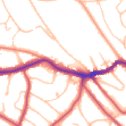 Daytime road noise heatmap for BR2 0AH