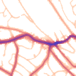 Daytime road noise heatmap for BR2 0AJ