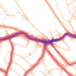 Daytime road noise heatmap for BR2 0AN