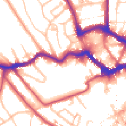 Daytime road noise heatmap for BR2 0AT