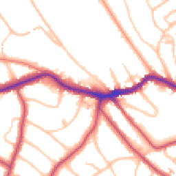 Daytime road noise heatmap for BR2 0AW