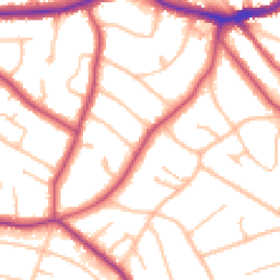 Daytime road noise heatmap for BR2 0BF