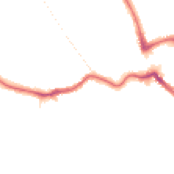Night-time road noise heatmap for BR2 0BJ