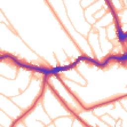 Daytime road noise heatmap for BR2 0BY
