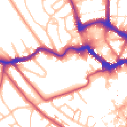Daytime road noise heatmap for BR2 0DA