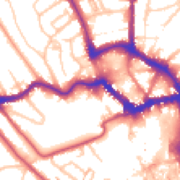 Daytime road noise heatmap for BR2 0DE
