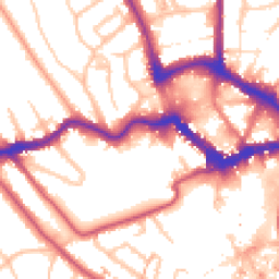 Daytime road noise heatmap for BR2 0DF