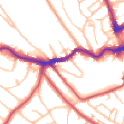 Daytime road noise heatmap for BR2 0DN