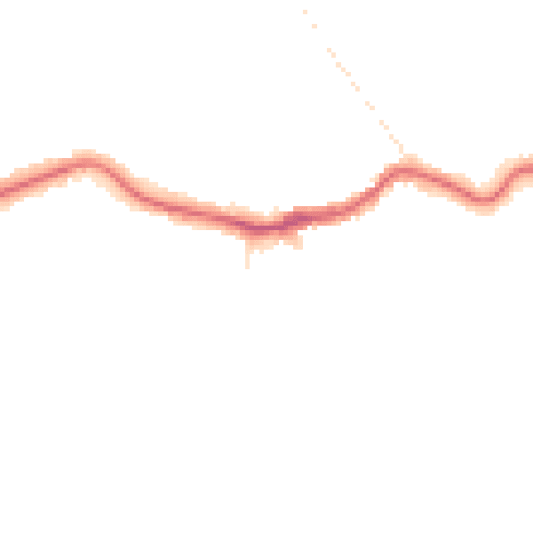 Night-time road noise heatmap for BR2 0DP