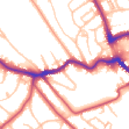 Daytime road noise heatmap for BR2 0DQ