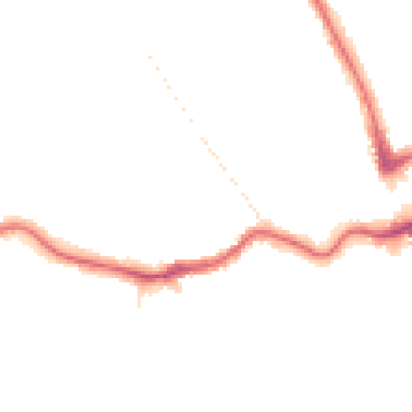Night-time road noise heatmap for BR2 0EB