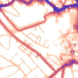 Daytime road noise heatmap for BR2 0EX