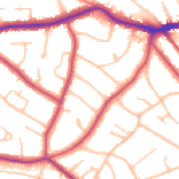 Daytime road noise heatmap for BR2 0LP