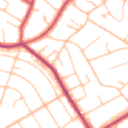 Daytime road noise heatmap for BR2 0NQ