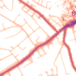 Daytime road noise heatmap for BR2 0PT