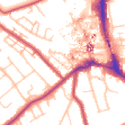 Daytime road noise heatmap for BR2 0QP