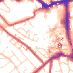 Daytime road noise heatmap for BR2 0XZ