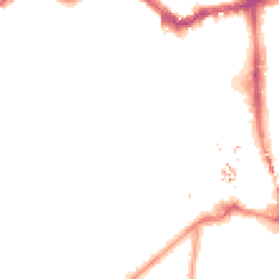 Night-time road noise heatmap for BR2 0XZ