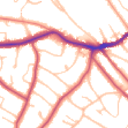 Daytime road noise heatmap for BR2 0YH