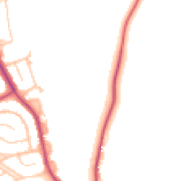 Daytime road noise heatmap for BR2 6AR