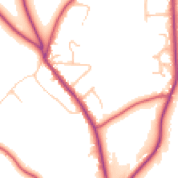 Daytime road noise heatmap for BR2 6BD