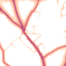 Daytime road noise heatmap for BR2 6BN