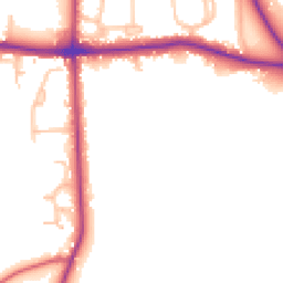 Daytime road noise heatmap for BR2 6EE