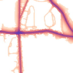 Daytime road noise heatmap for BR2 6EL