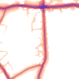 Daytime road noise heatmap for BR2 6HX