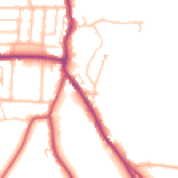 Daytime road noise heatmap for BR2 7BH