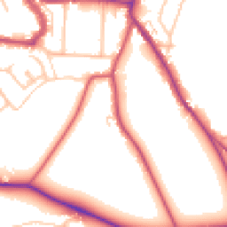 Daytime road noise heatmap for BR2 7BY