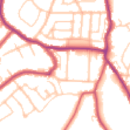Daytime road noise heatmap for BR2 7DQ