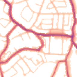 Daytime road noise heatmap for BR2 7EH