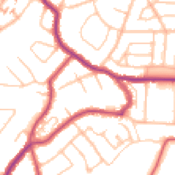 Daytime road noise heatmap for BR2 7JH