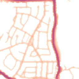 Daytime road noise heatmap for BR2 7NF