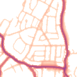 Daytime road noise heatmap for BR2 7NP