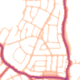 Daytime road noise heatmap for BR2 7NR