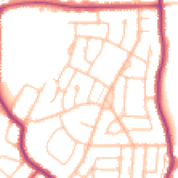 Daytime road noise heatmap for BR2 7PR